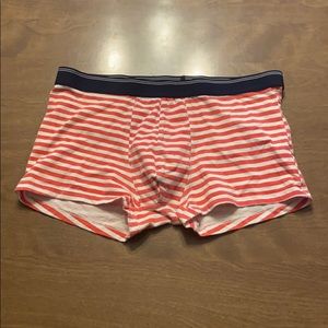 Red & White Pinstripe Trunks